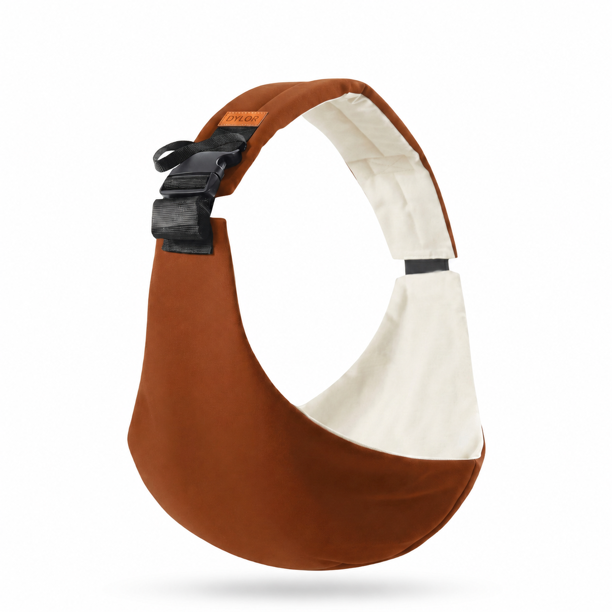 DYLOR Babytragetasche Cognac Brown